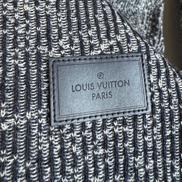 NEW LOUIS VUITTON Gradient Knit Cotton Blue Gray Sweater Size XXL - Picture 6 of 11